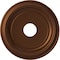 Ekena Millwork Traditional PVC Medallion (Canopies up to 9 1/2"), 16"OD x 3 1/2"ID x 1 3/8"P, Metallic Dark Copper CMP16TRCDC - alternate 1